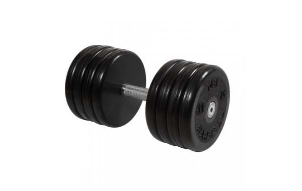 Гантель классик MB Barbell с вращающейся ручкой 44 кг MB-FdbEM-B44 600_380