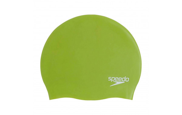 Шапочка для плавания Speedo Plain Molded Silicone Cap 8-70984G760 зеленый 600_380