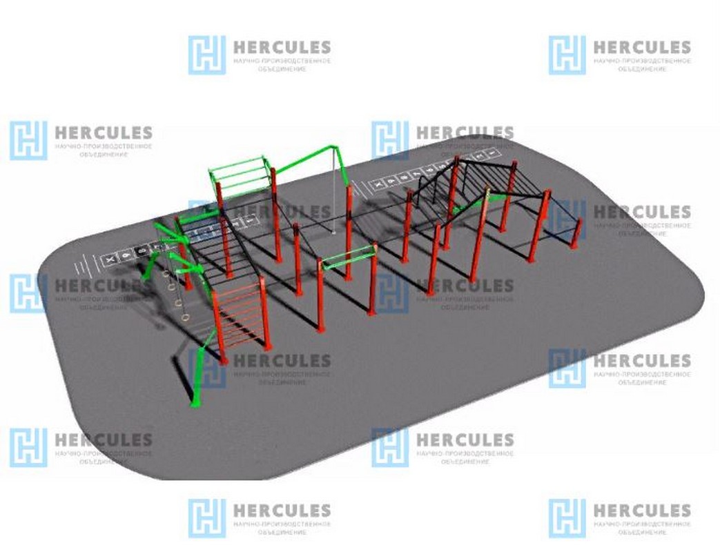Большой парк Hercules W-2.0, 6015 для воркаута 1043_800