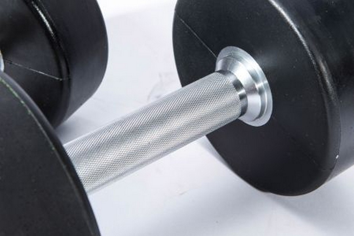 Гантели в уретане 14 кг Live Pro Premium Urethane Dumbbells LP8000-14 1200_800