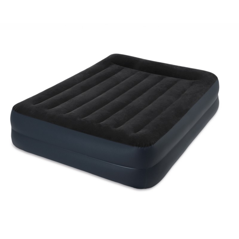 Надувная кровать Intex Pillow Rest Raised Bed 152х203х42см встроенный насос 220V 64124 800_800