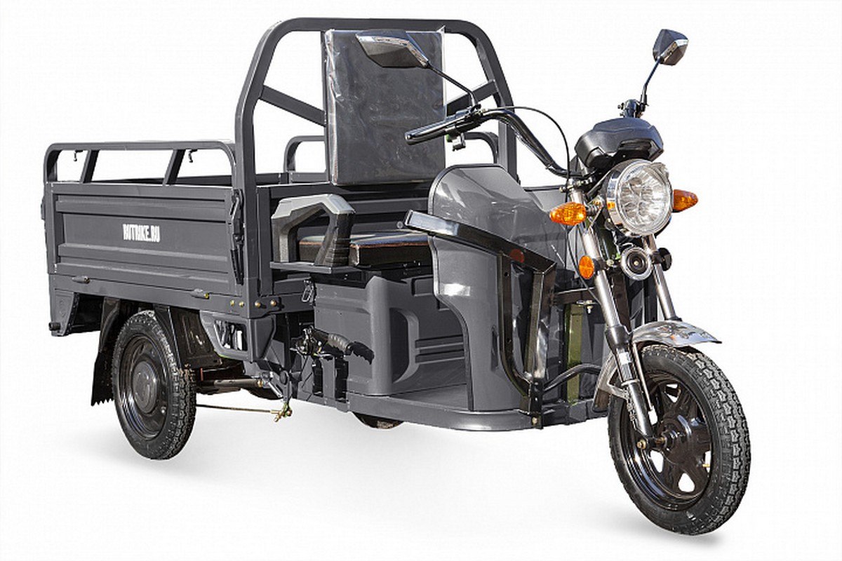 Грузовой электротрицикл RuTrike Вояж К 1300 60V800W 023964-2815 серый 1200_800