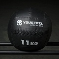 Медбол 11кг, со шнуровкой YouSteel 120_120